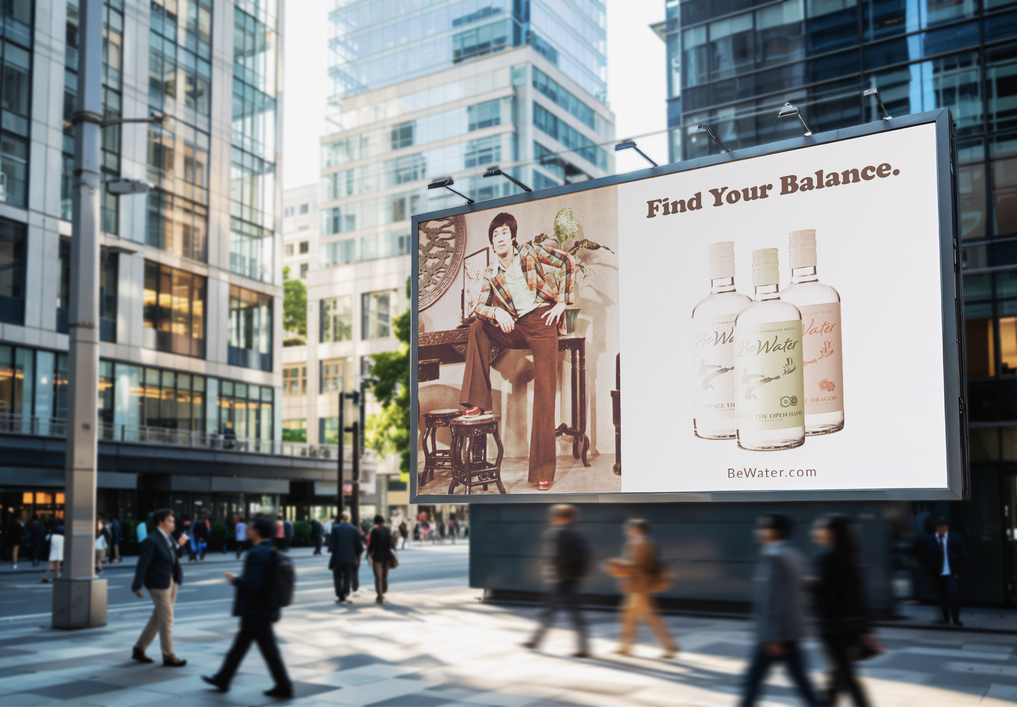 Be Water: Premium Sparkling Water & Brand Identity