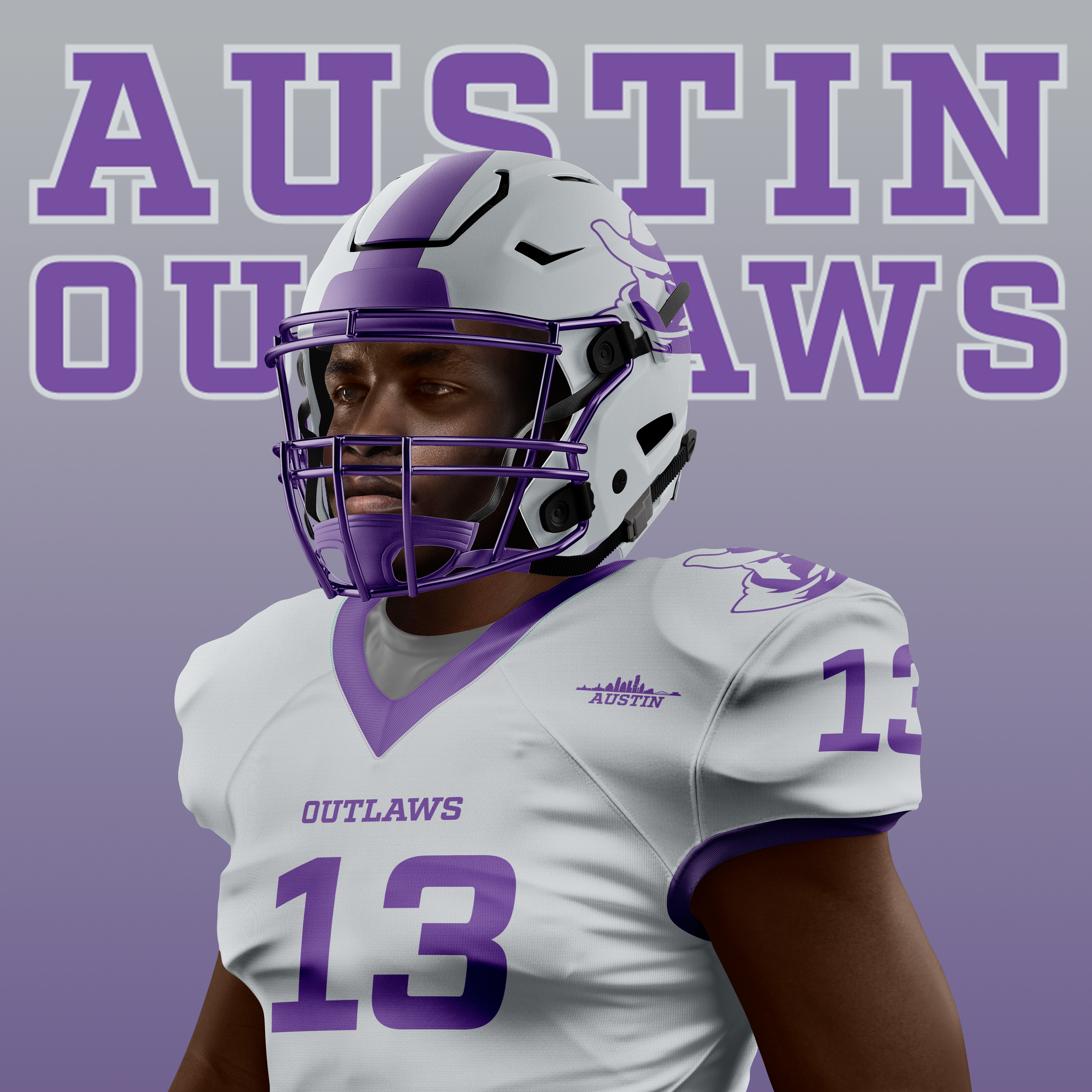 Austin Outlaws Away Uniforms
