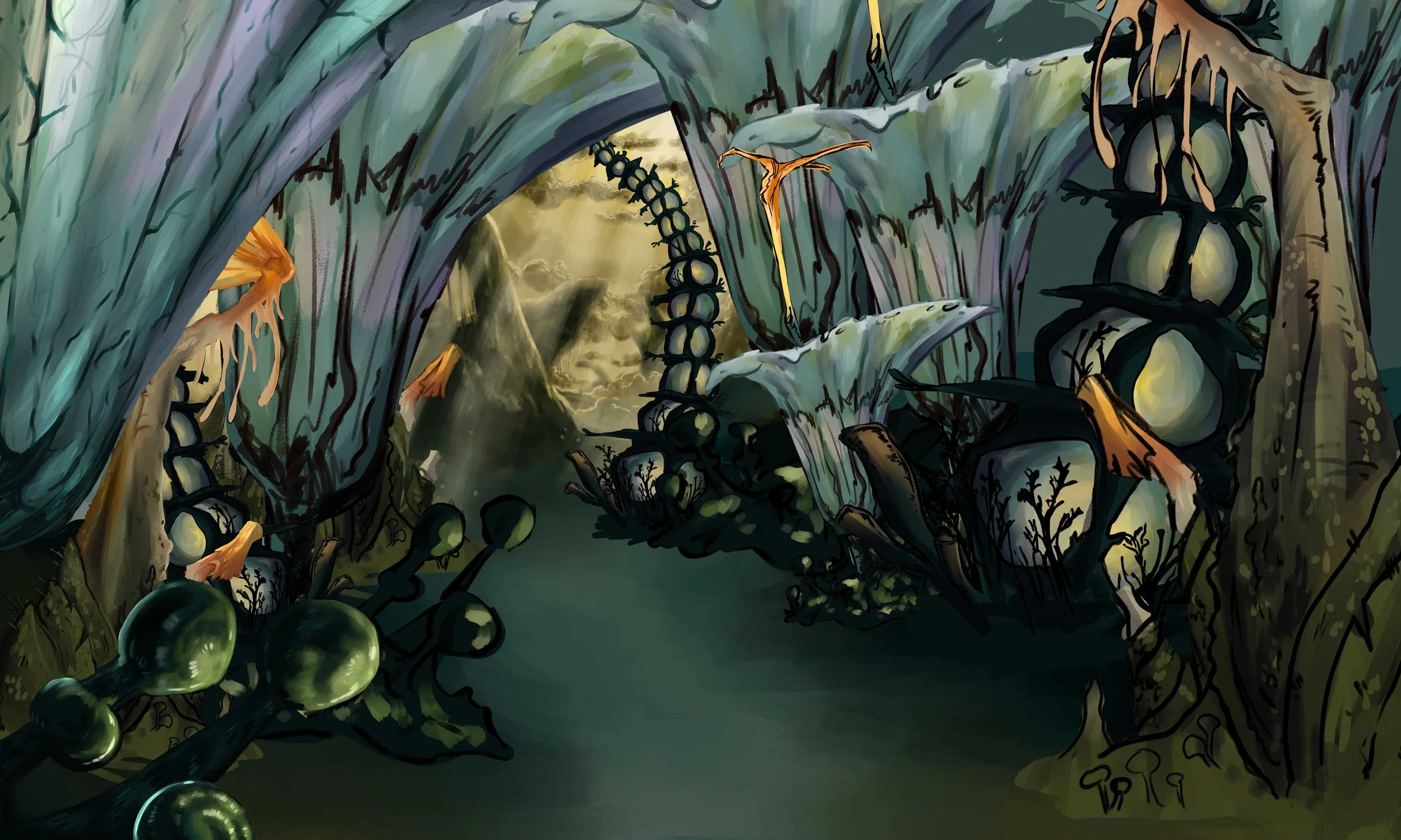 Felucia Background for Cancelled Star Wars Fan Project