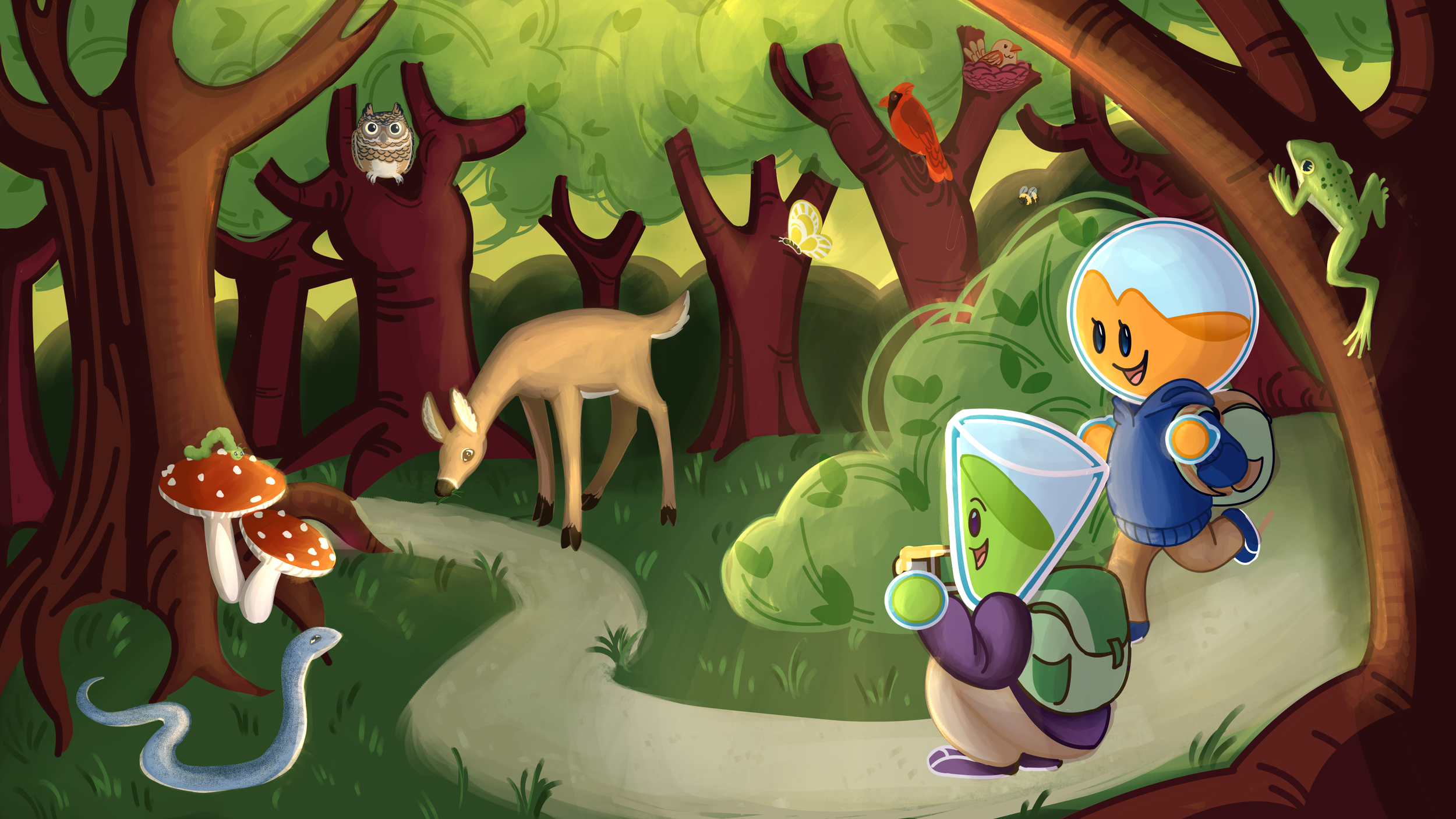 The Food Web Module Illustration for ASL Aspire