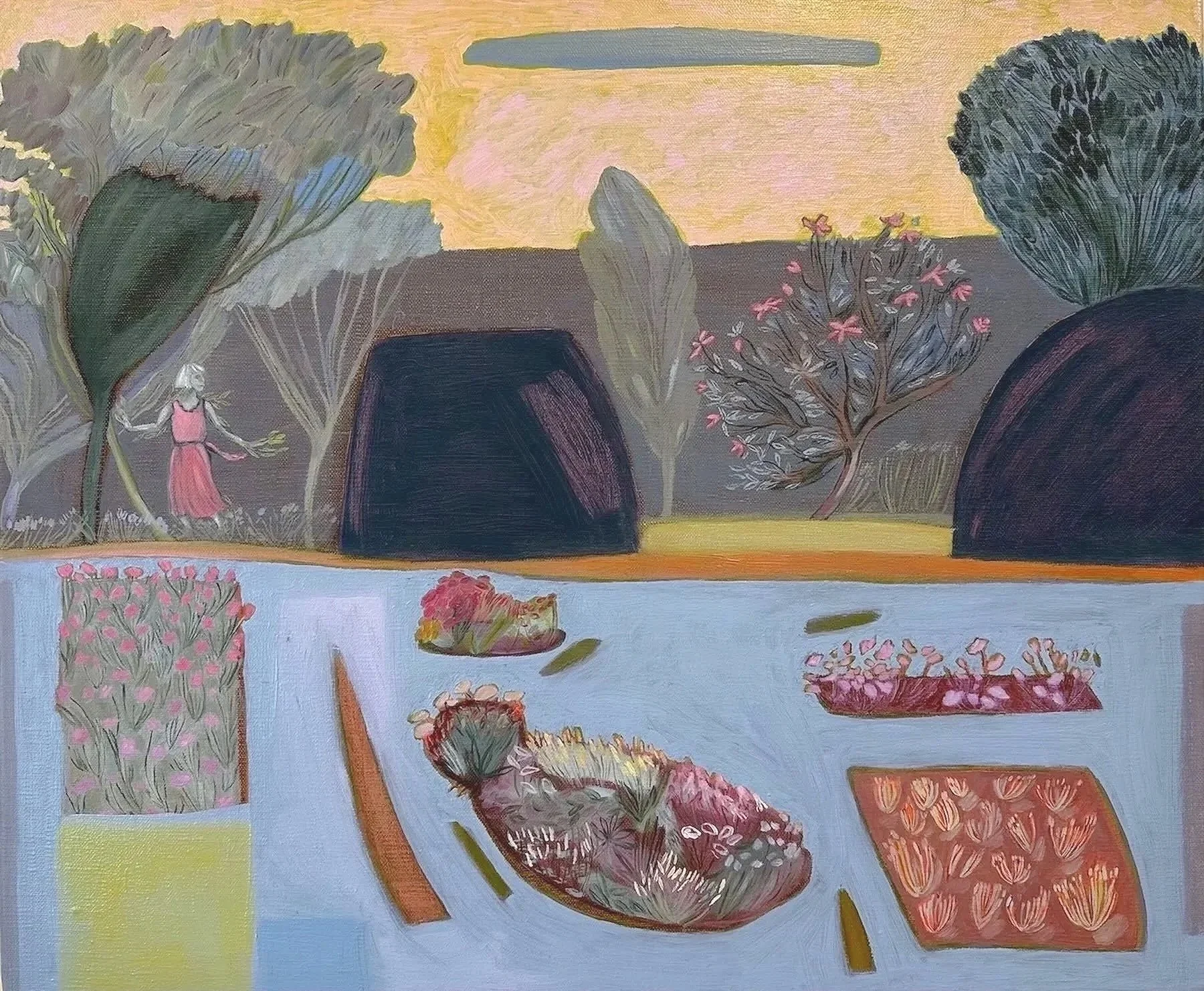 Daphne in the Dawn, 2025, oil on linen, 50 x 61 cm
