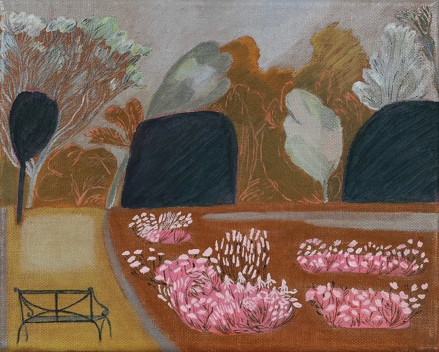 Late Summer 1, oil on linen, 2022, 20 x 25 cm