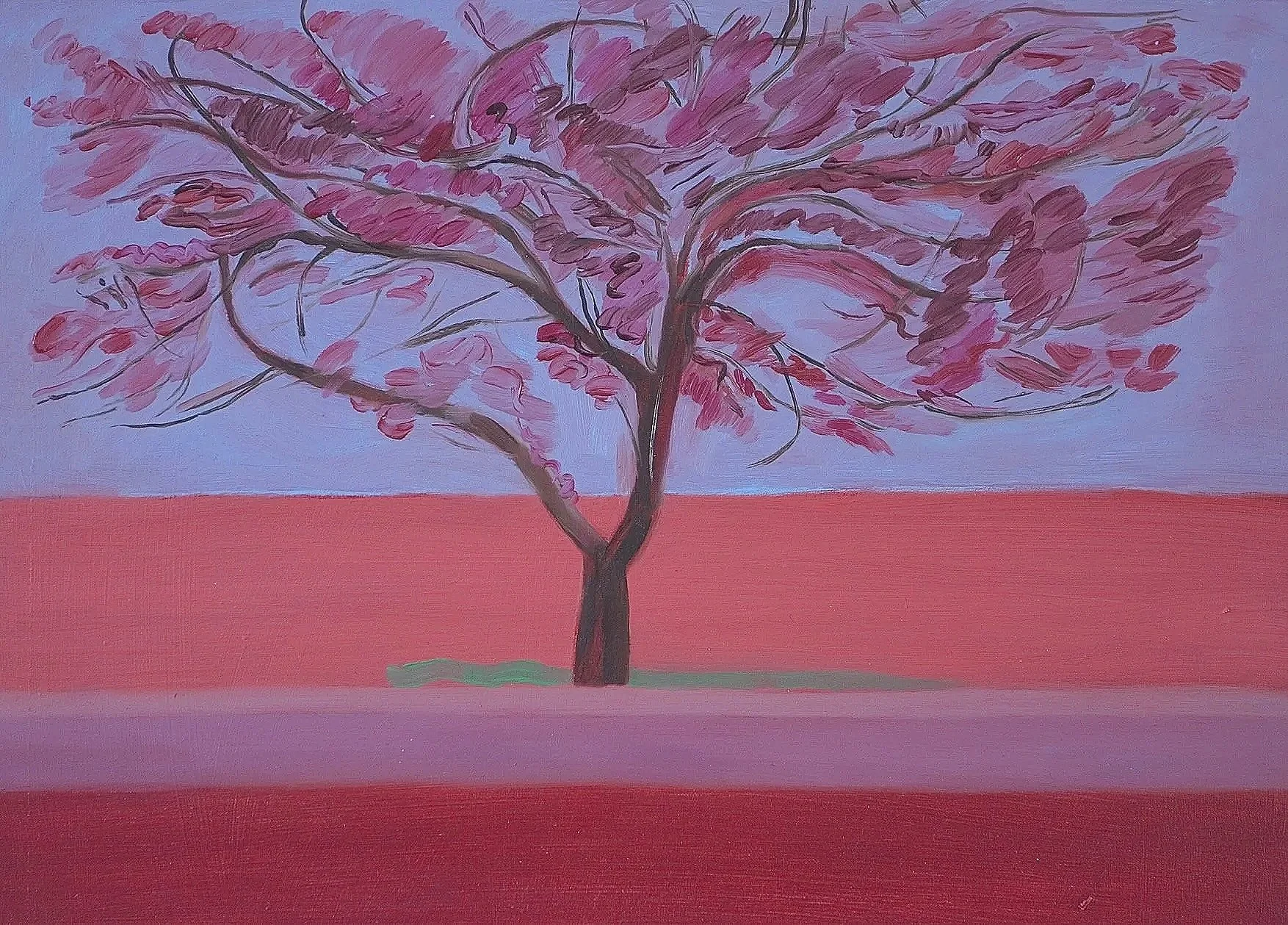 Autumn Tree, oil on board, 25 x 35 cm
