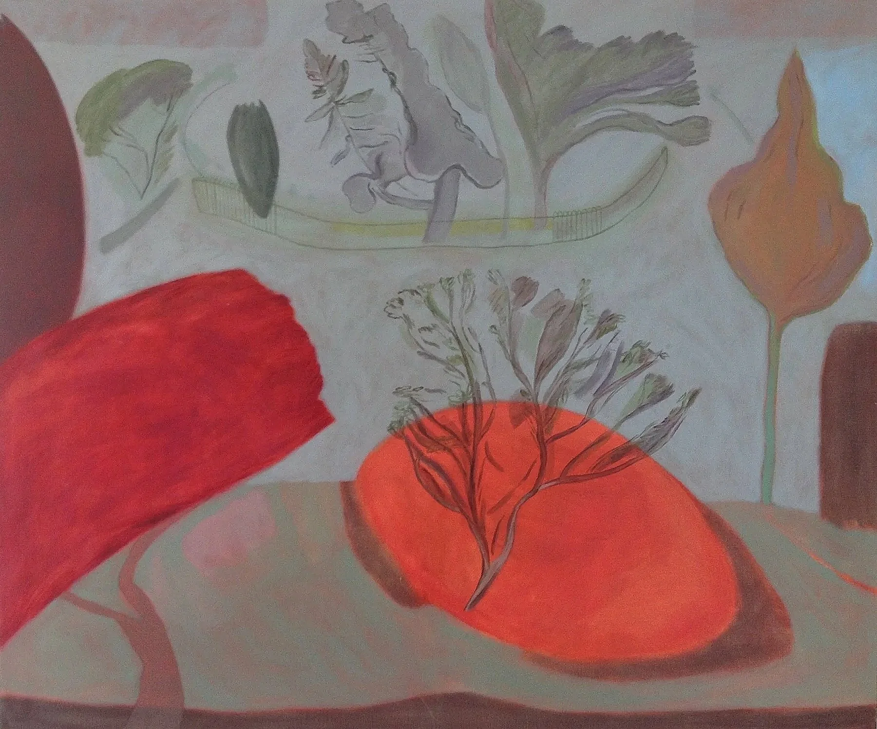 In a Garden 17,  oil on canvas, 102 x 122 cm