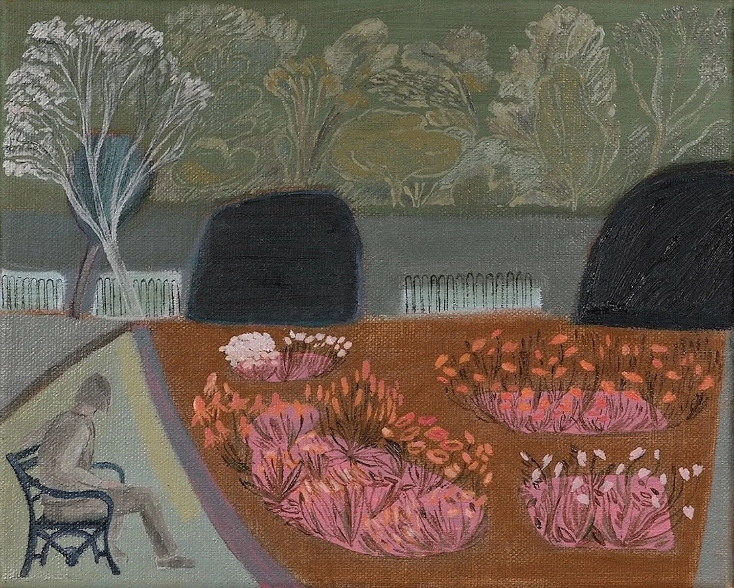 Late Summer 2,  oil on linen, 2022, 20 x 25 cm