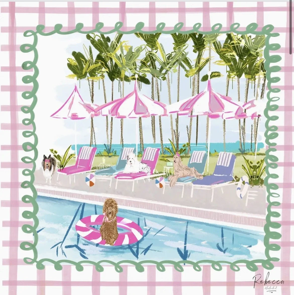 Pool - Pawty Mahjong Mat