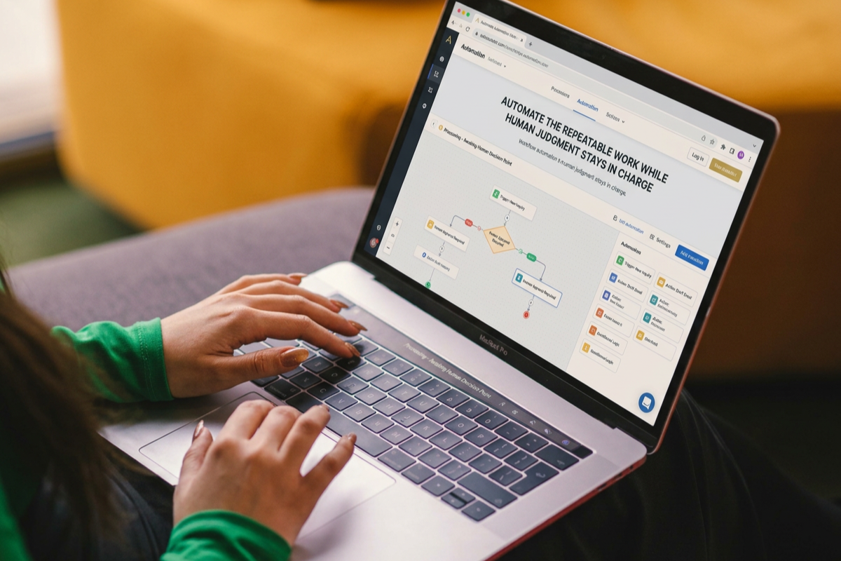 Automate the Repeatable Work While Human Judgment Stays in Charge - Grow with Google