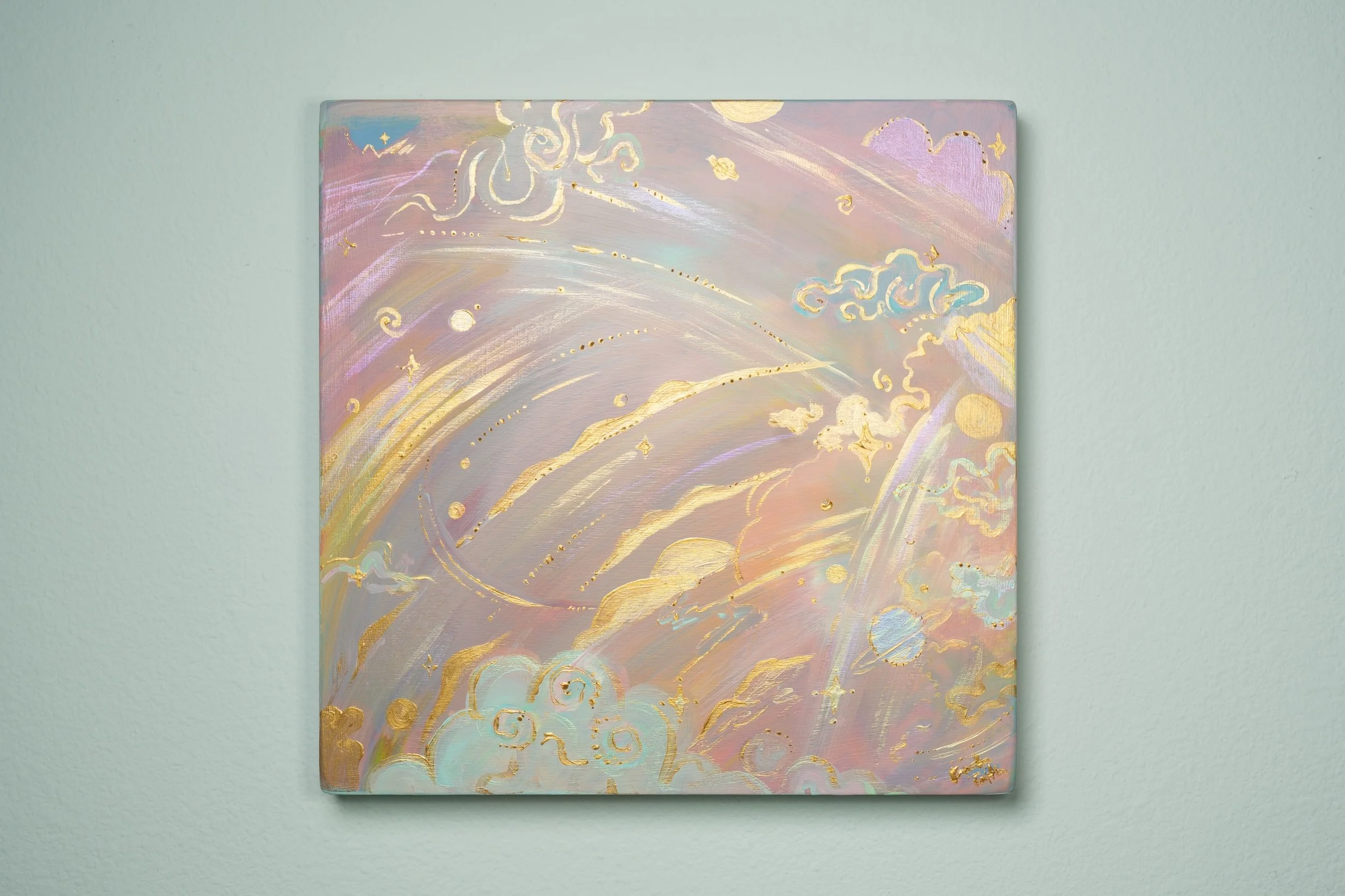 Time Travel (from my Cosmic Exploration Collection)

This piece is called Time Travel because it makes me feel like I&rsquo;m jumping between timelines. I&rsquo;ve spent my recent years trying to understand myself more deeply, and that meant going ba