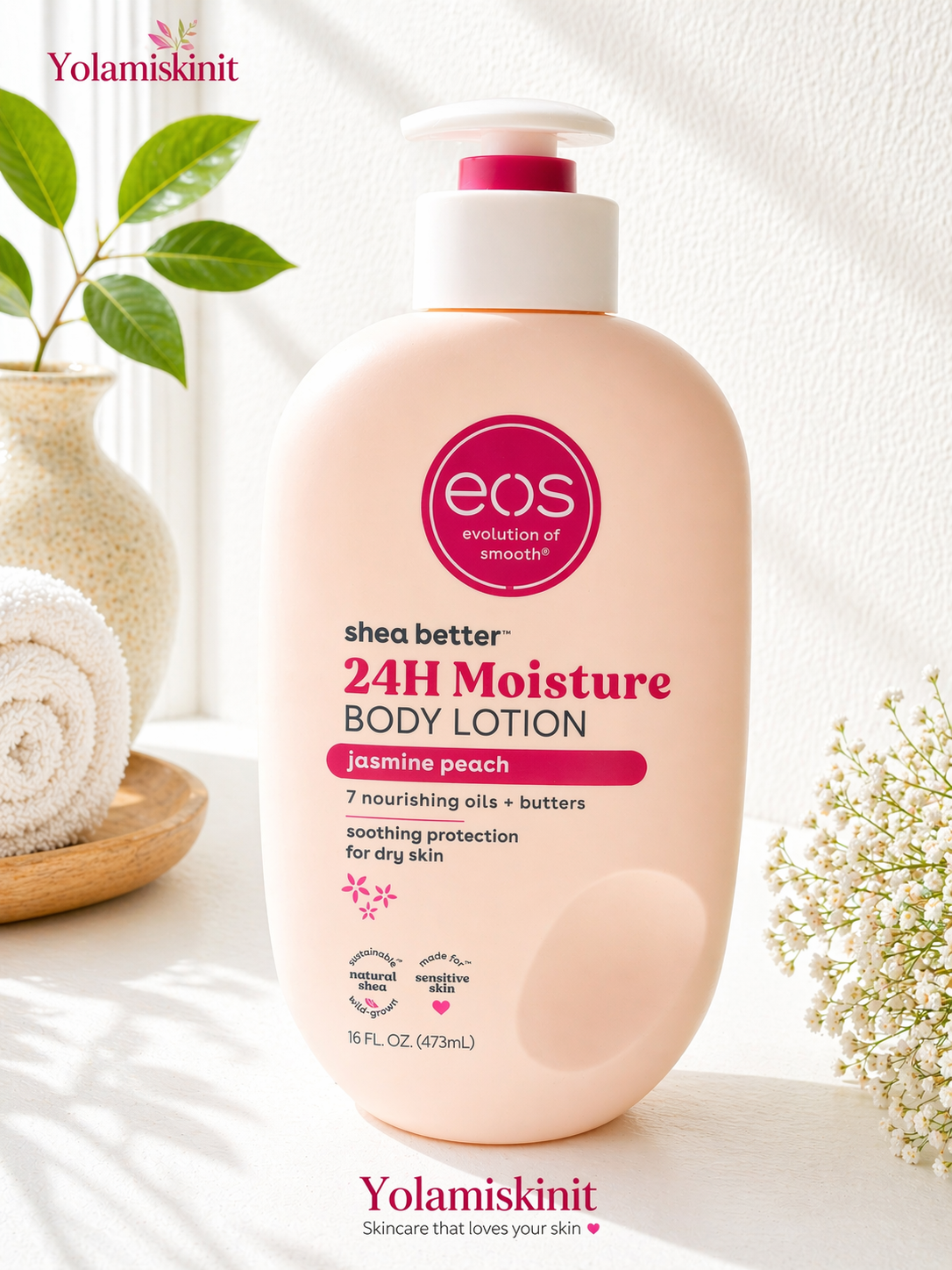 EOS Jasmine Peach Body Lotion