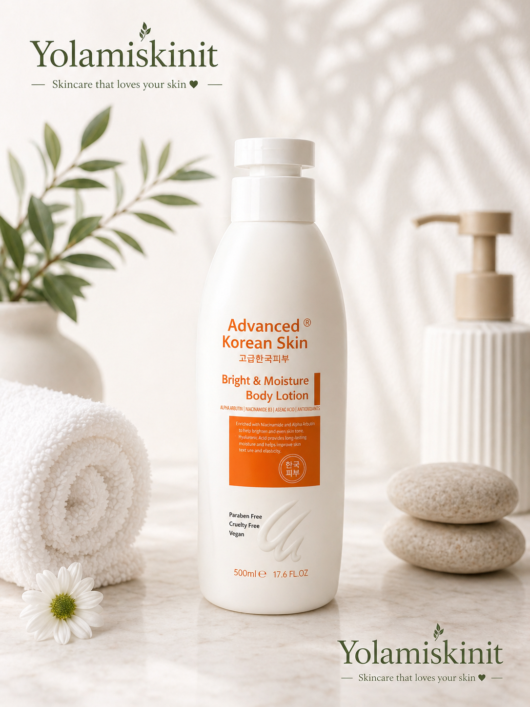 Advanced Korean Bright&Moisture Body Lotion