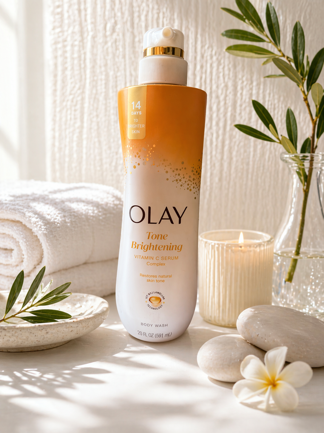 Olay Tone Brightening Vitamin C Serum Body Wash