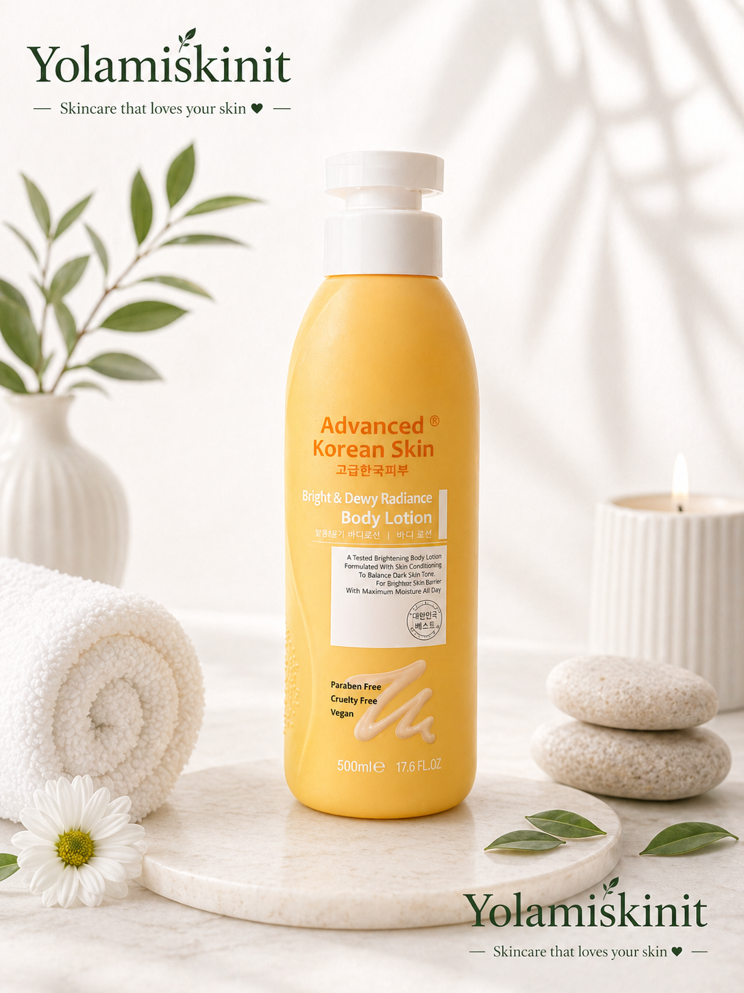 Advanced Korean Bright & Dewy Radiance Body Lotion