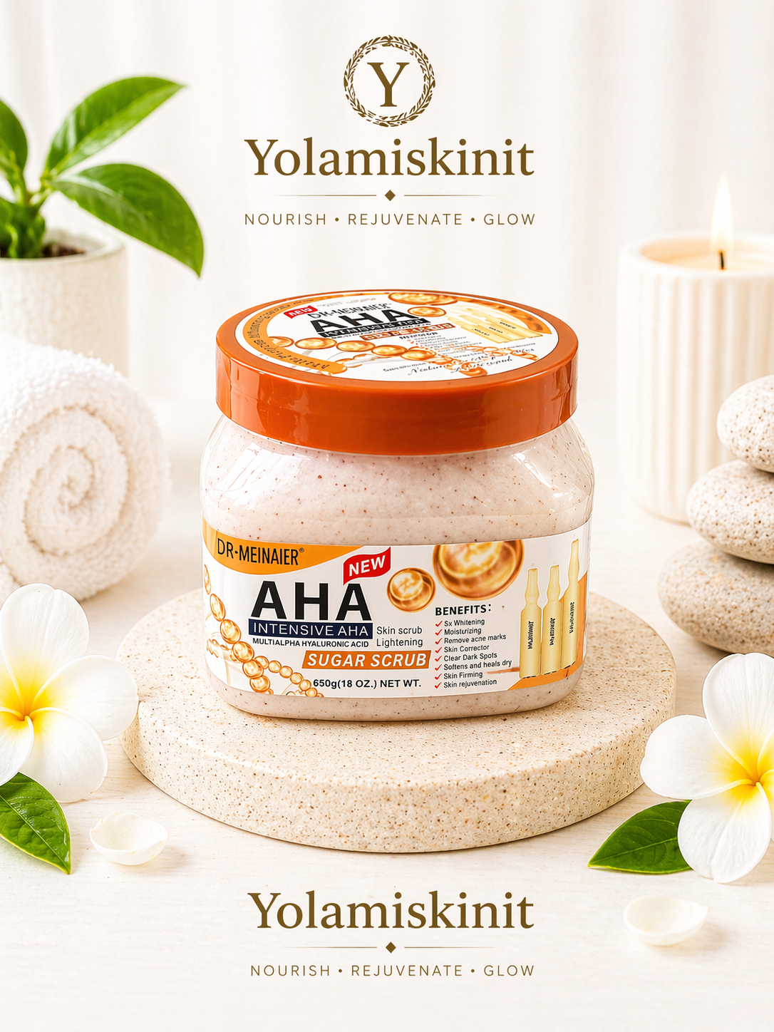Dr Meinaier Body Scrub – Exfoliating Scrub for Smooth & Glowing Skin