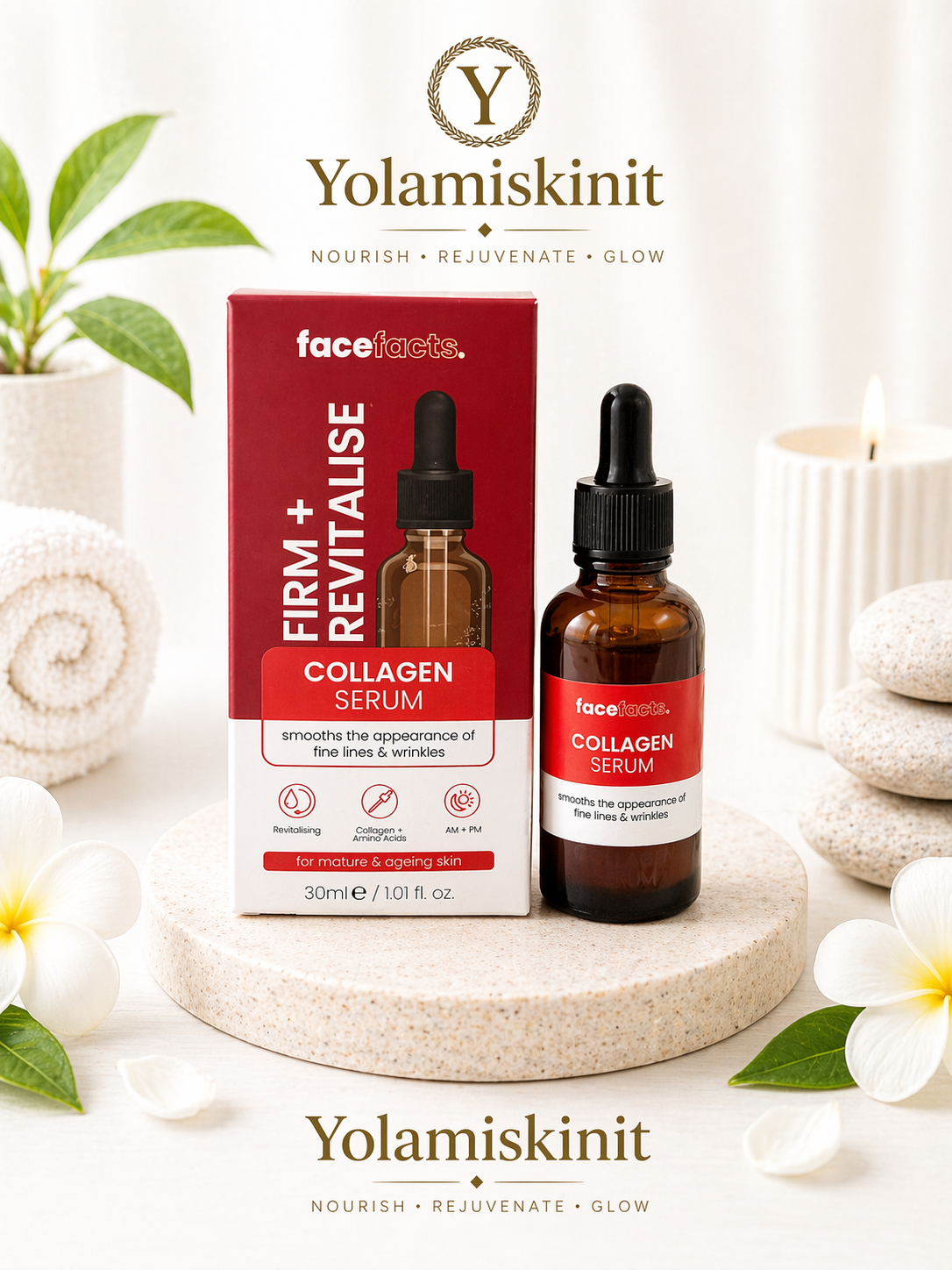 Face Facts Firm& Revitalise Collagen  Serum