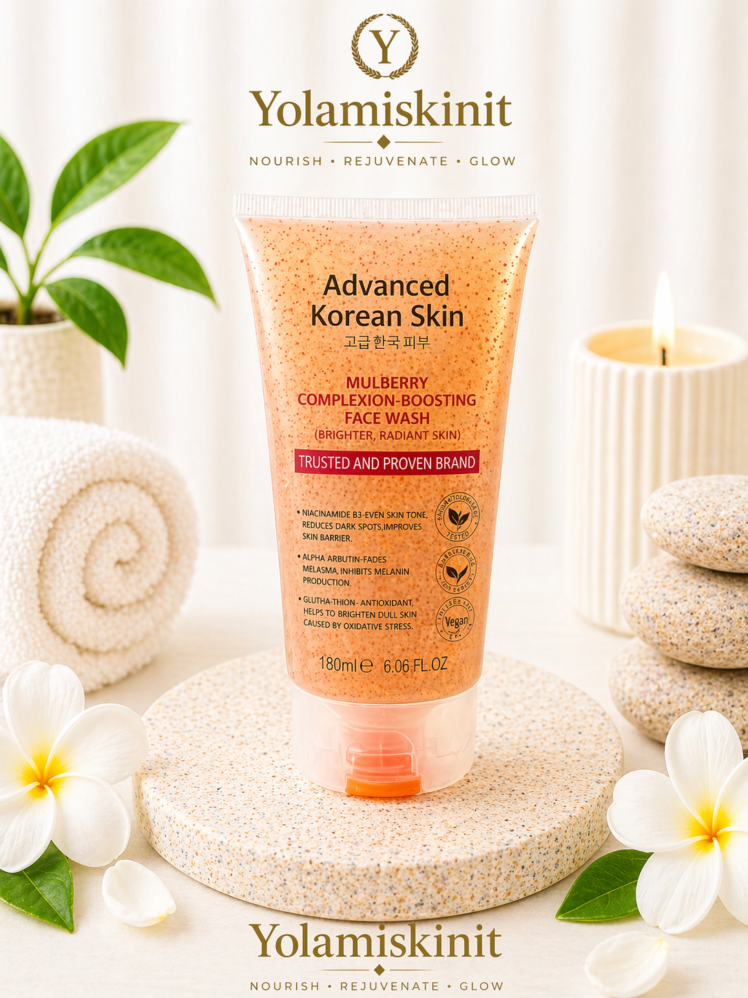 Advance Korean Mulberry Complexion Boosting Face Wash