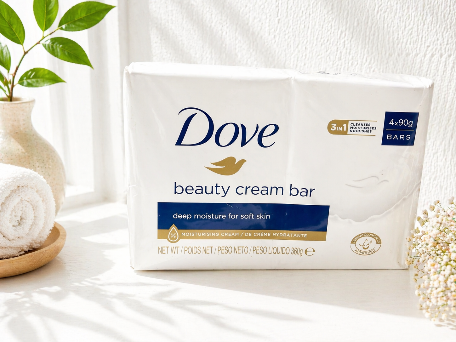 Dove 4 in 1 Beauty Cream Bar Soap