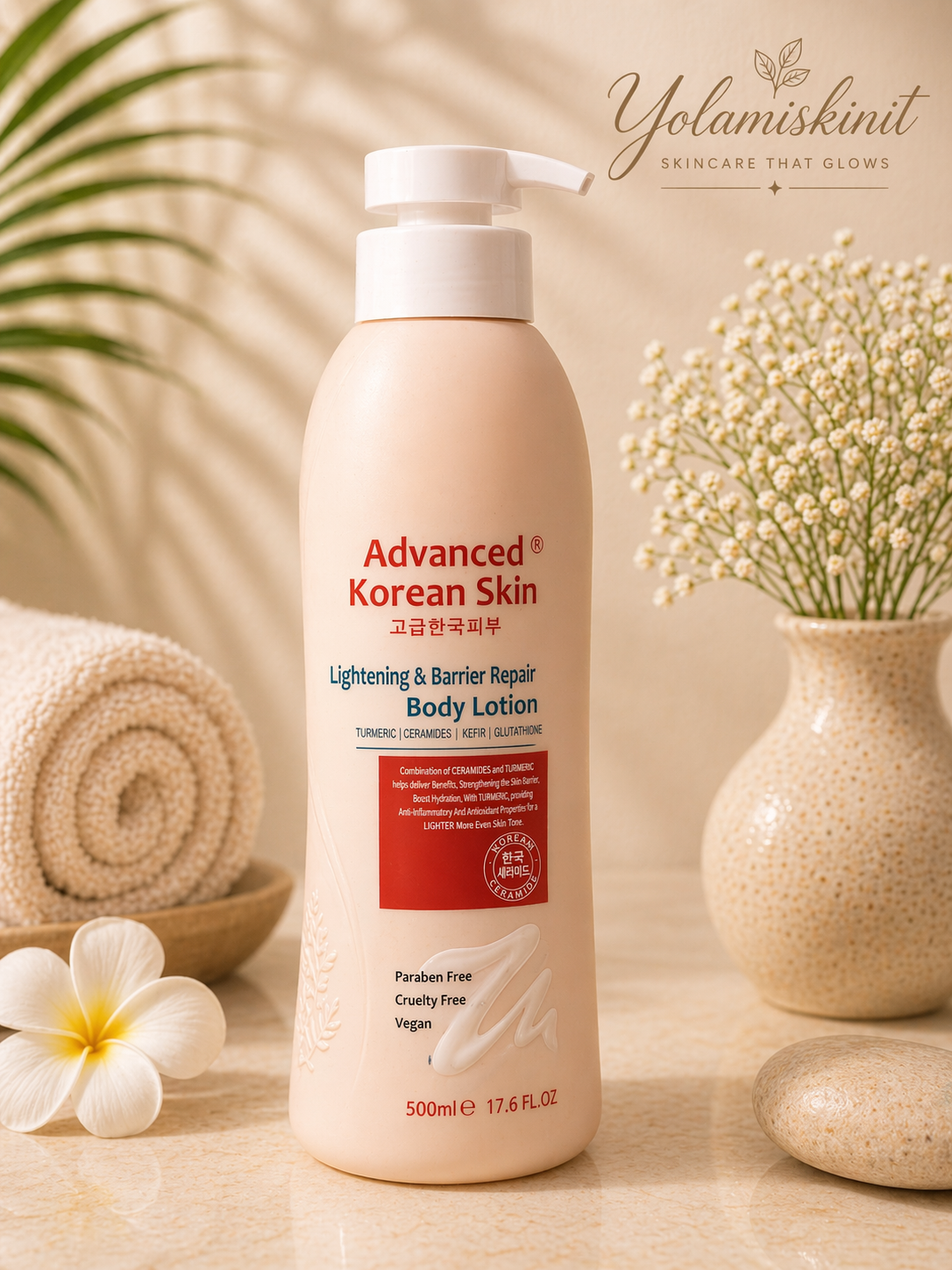 Advanced Korean Lightening & Barrier Repair Body Lotion