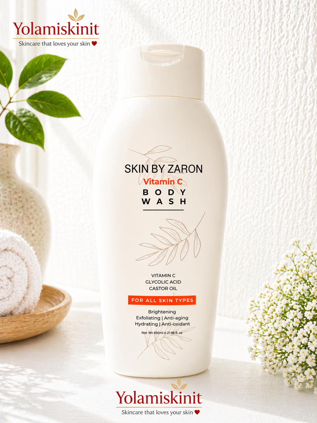 Skin by Zaron Vitamin C body Wash