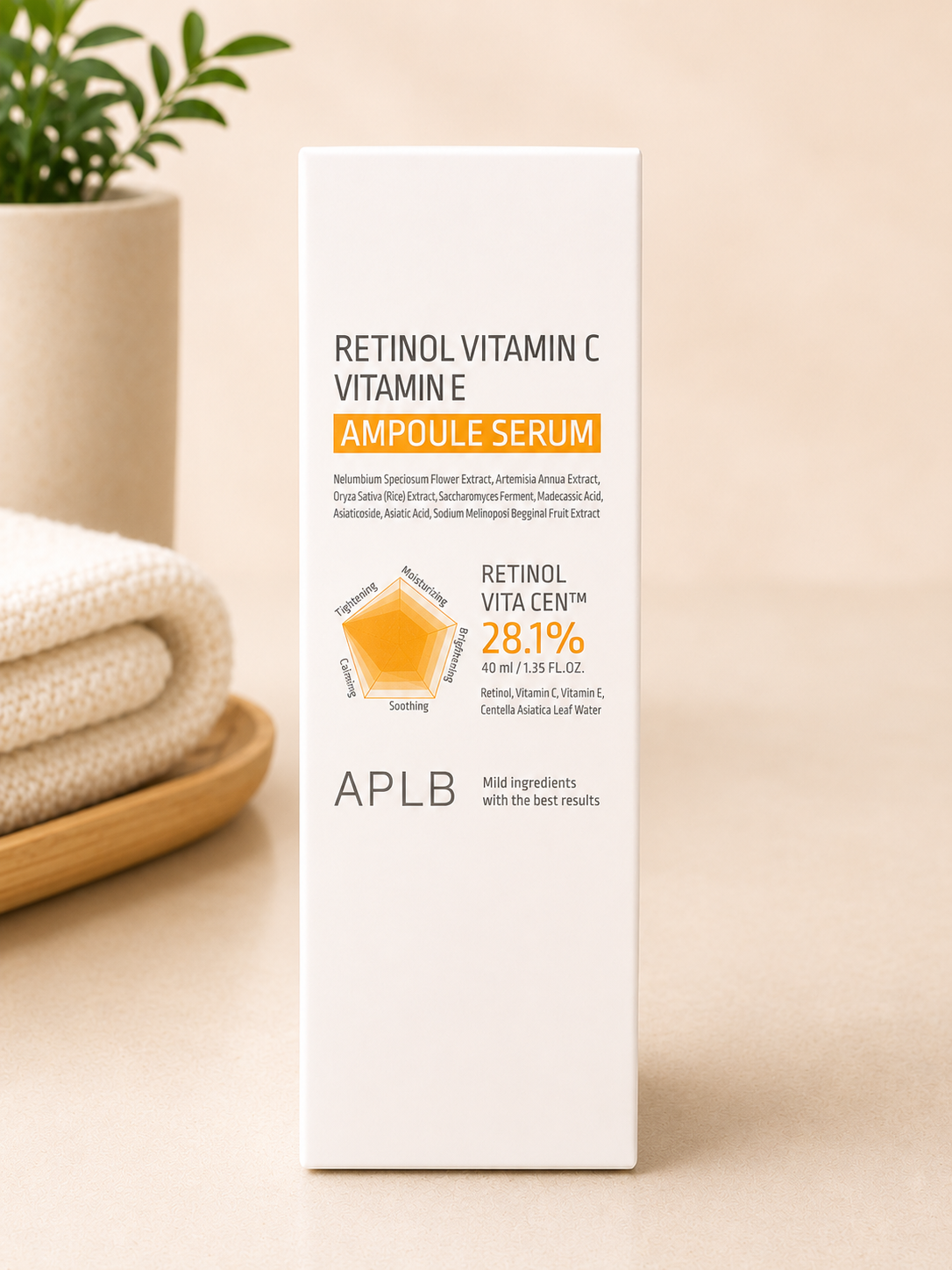 APLB- Retinol Vitamin c Vitamin E Ampoule Serum 40ml