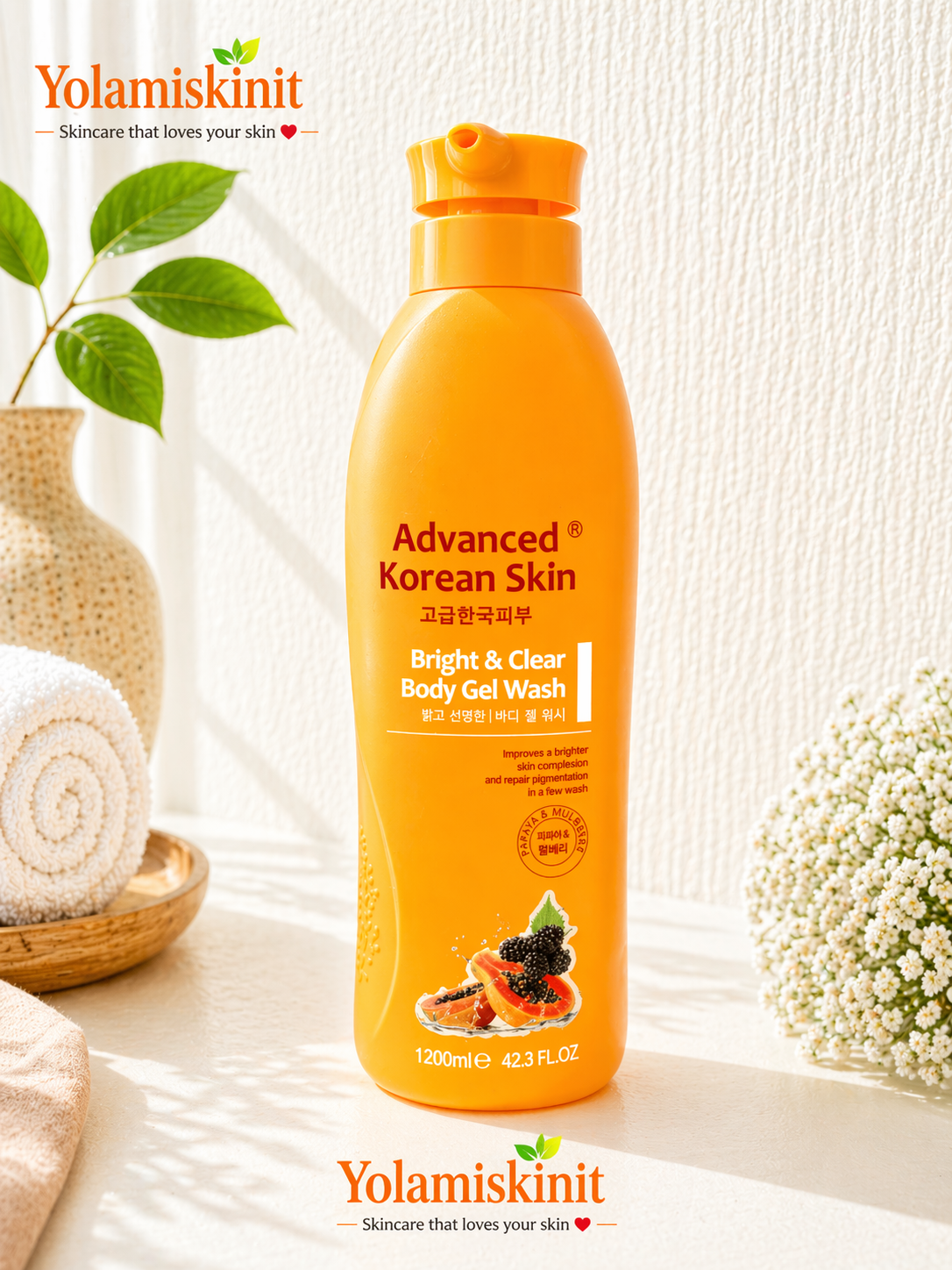 Advanced Korean Bright & Clear Gel Wash