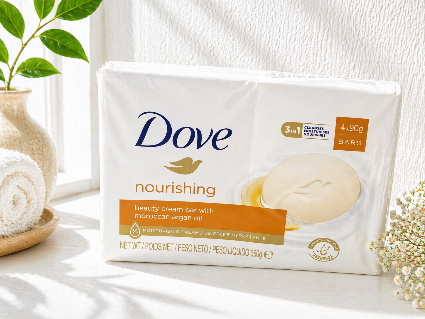 Dove 4 in 1 Nourishing Bar Soap