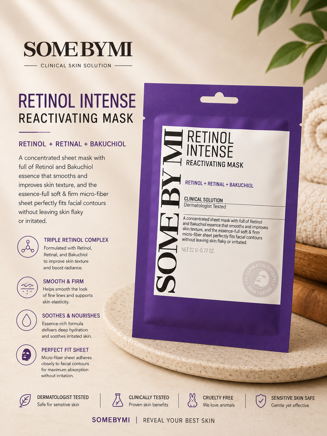 Some By Mi- Retinol Intense Reactivating Mask
