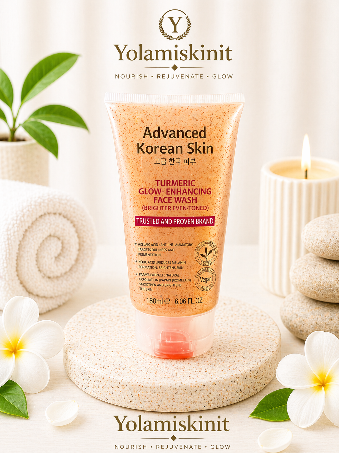 Advance Korean Turmeric Glow- Enhancing Face Wash