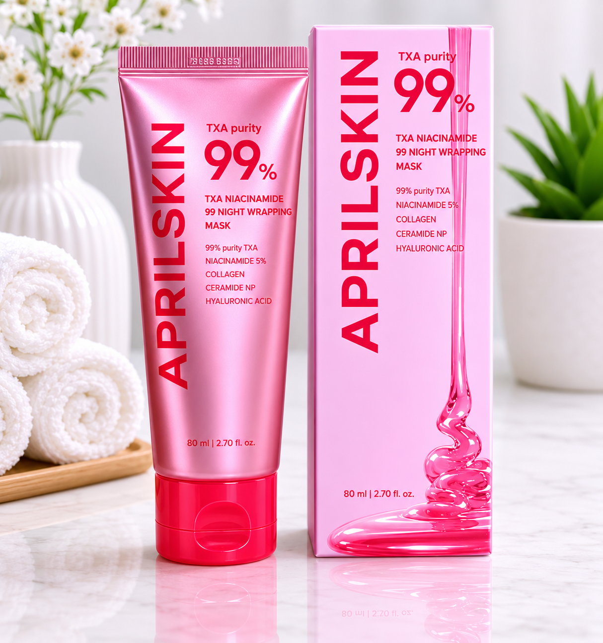 Aprilskin- TXA Niacinamide 99 Night Wrapper Mask 80ml