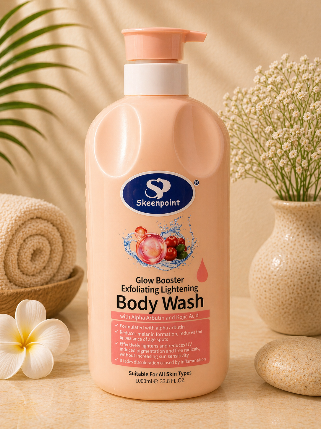 Skeenpoint Body Wash (Glow Booster Exfoliating Lightening)