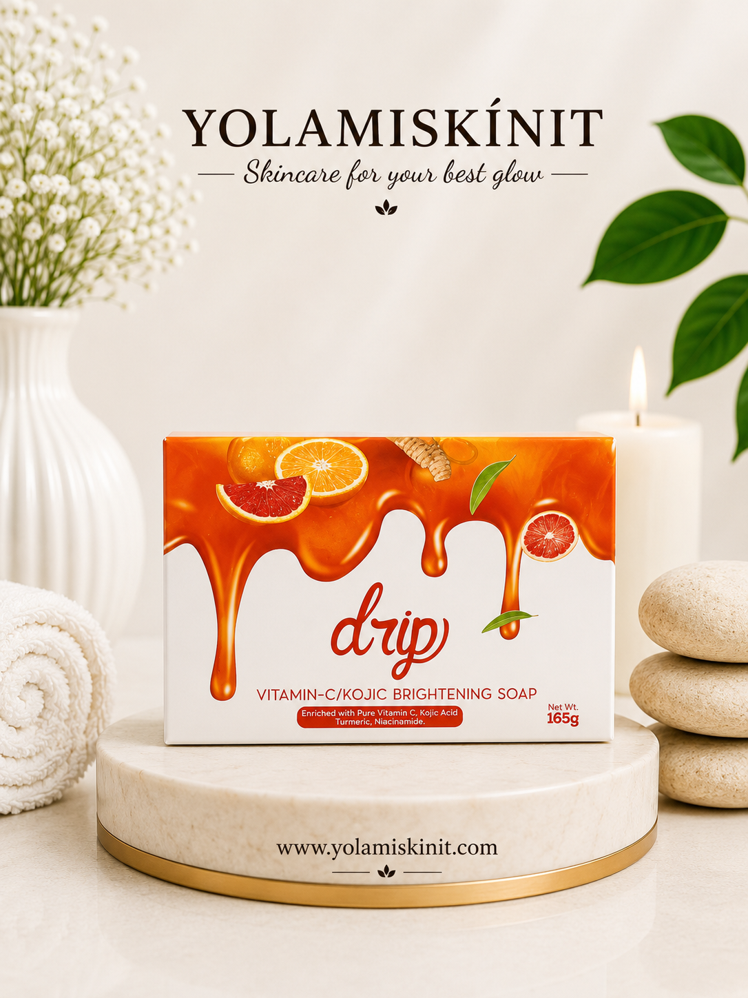 Drip kojic soap