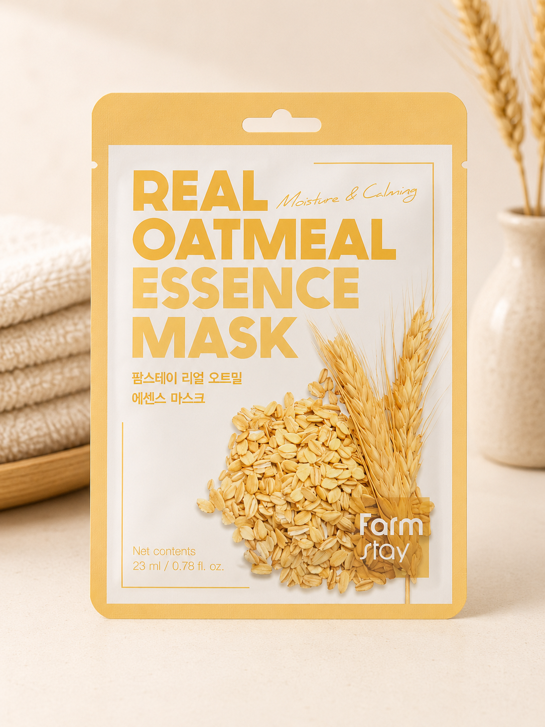 Farmstay- Real Oatmeal Essence Mask 23ml