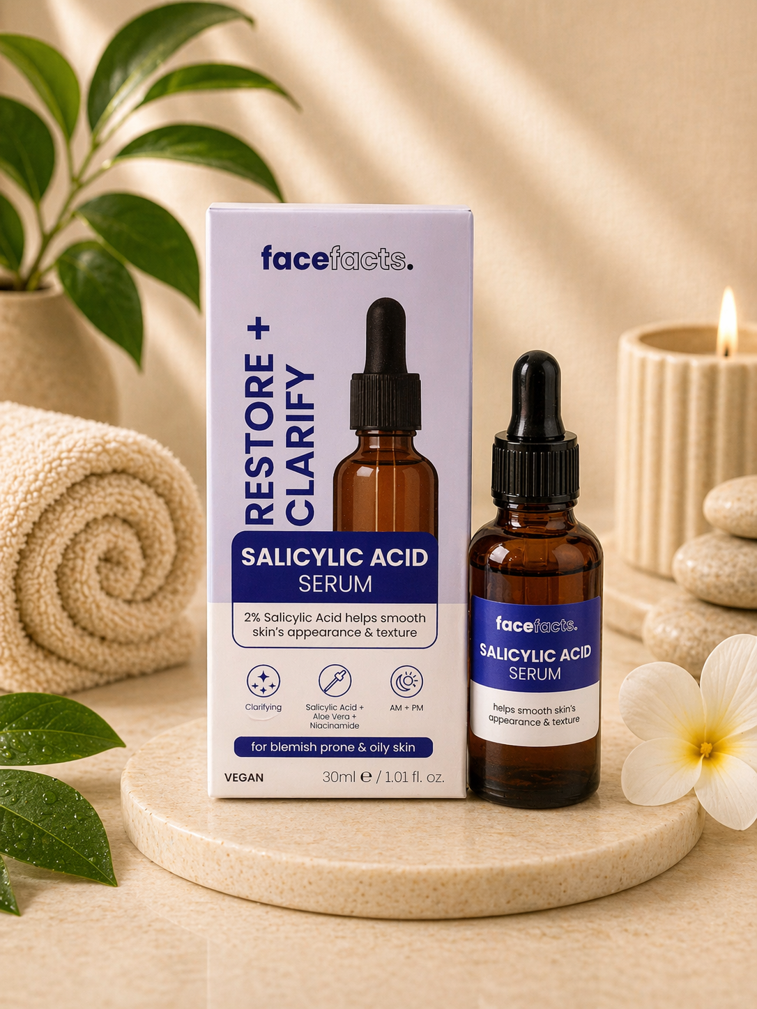 Face Facts Restore+Clarify Salicylic Acid Serum