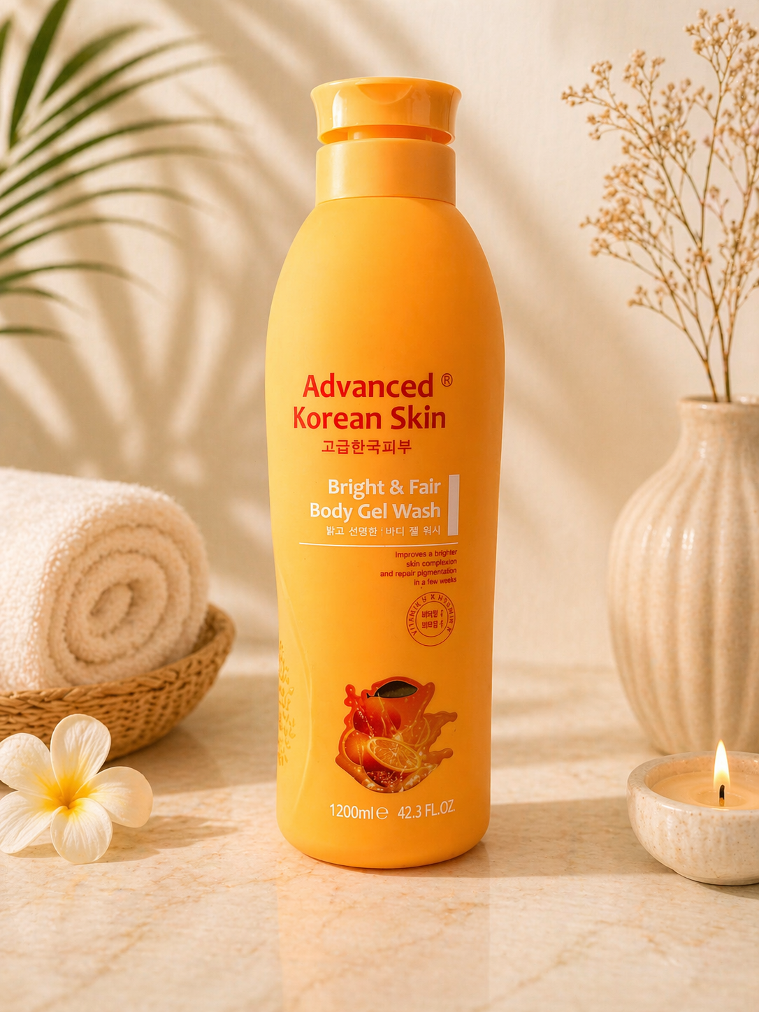 Advanced Korean Bright & Fair Gel Wash