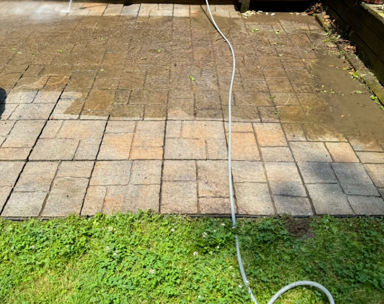 Paver Cleaning & Resanding
