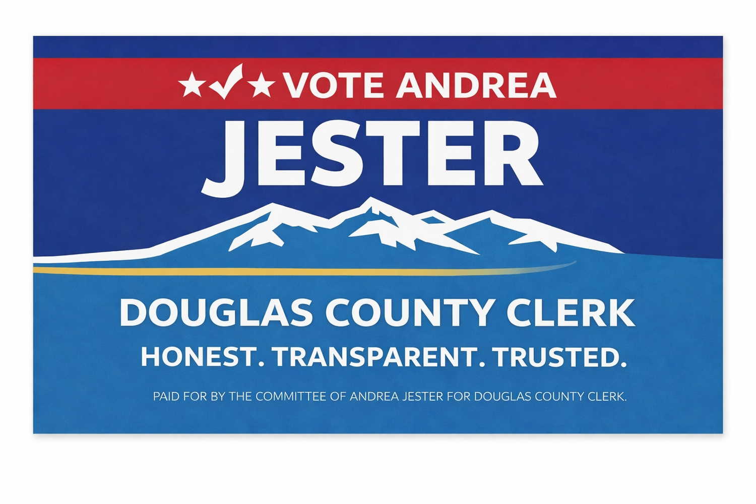Andrea Jester for Douglas County Court Clerk