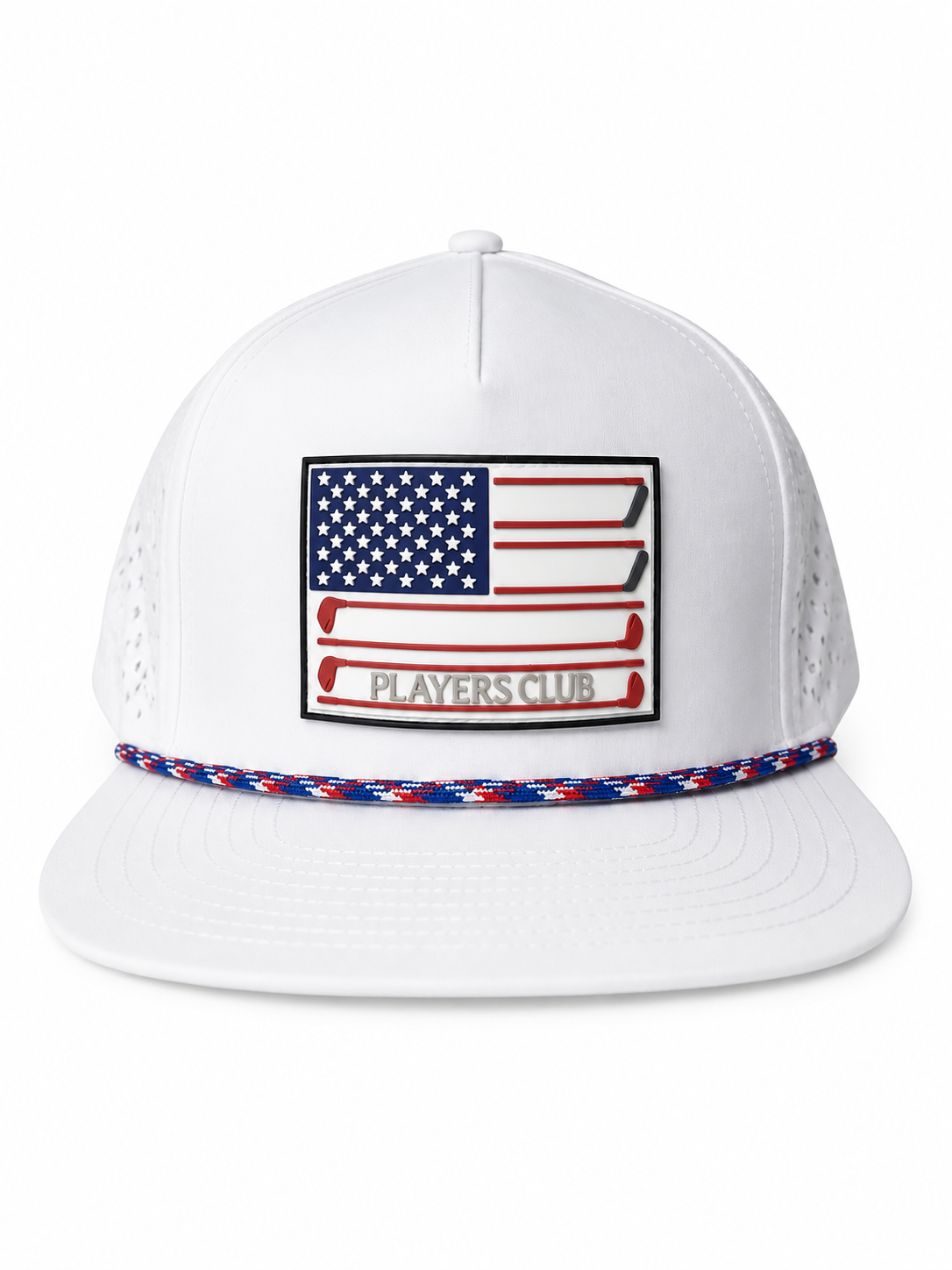 White Players Club Patch Hat