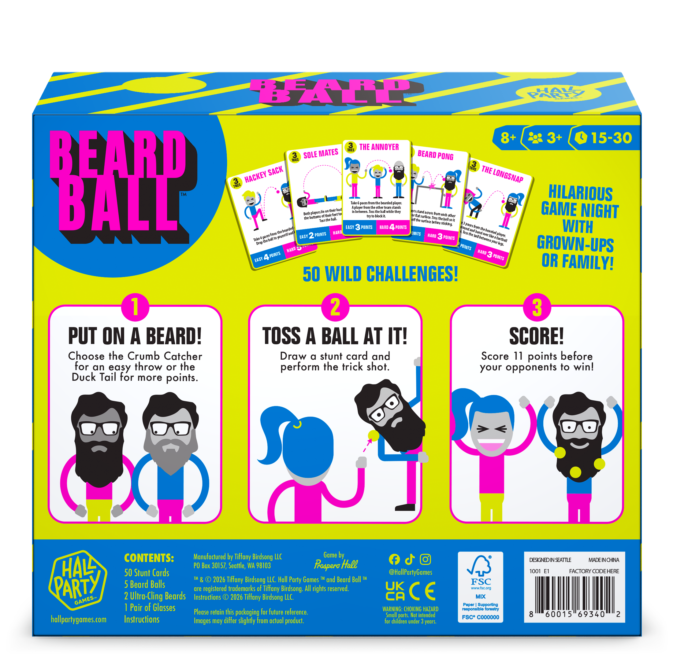 Beard Ball contents