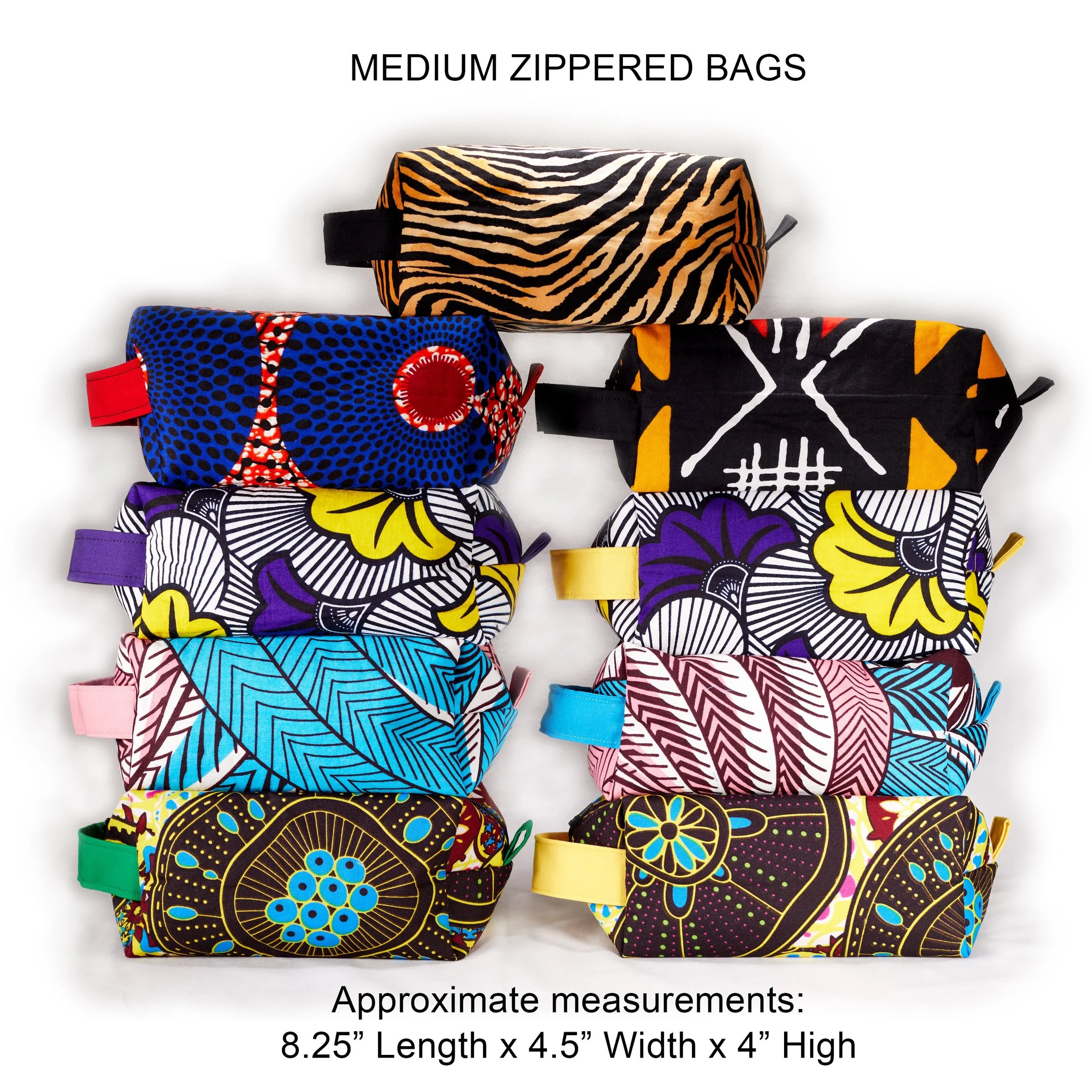 Medium Handmade African Print Boxy Bag