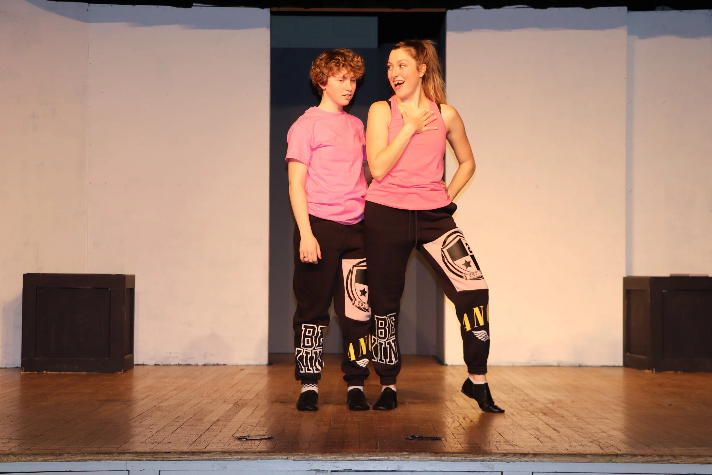 Kingsley & Brittney during Winter Showcase Performance at Mitchell College - 2022 - photo by Brit Barry