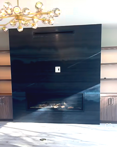 STEEL FIREPLACE 