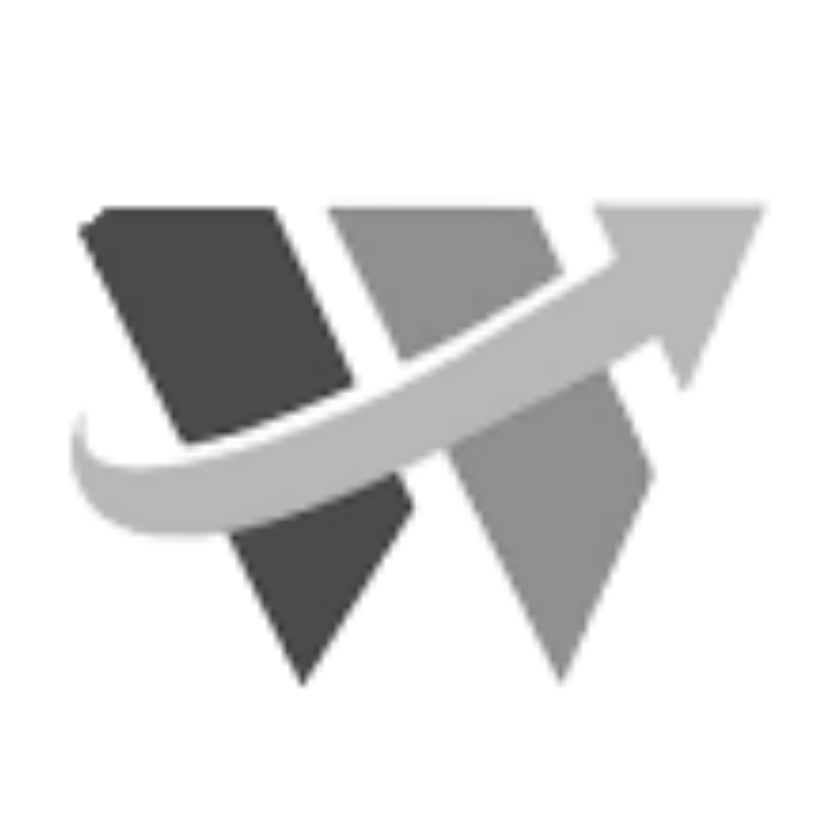 A grayscale logo with a stylized, geometric 'V' and 'X' intertwined.