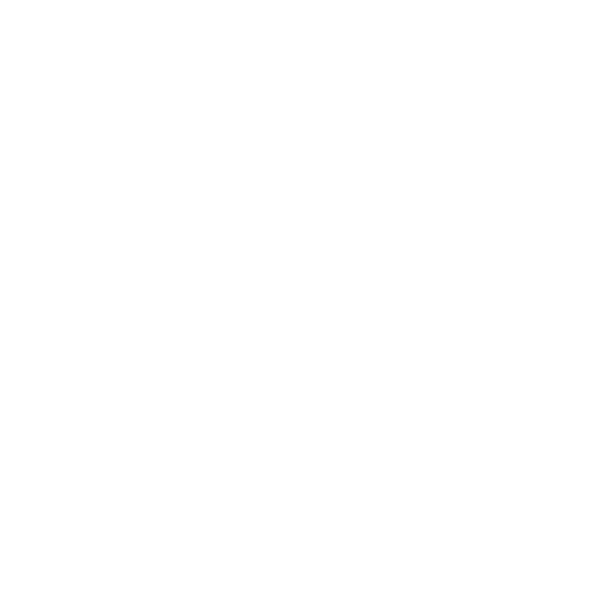Black background with a white horseshoe.