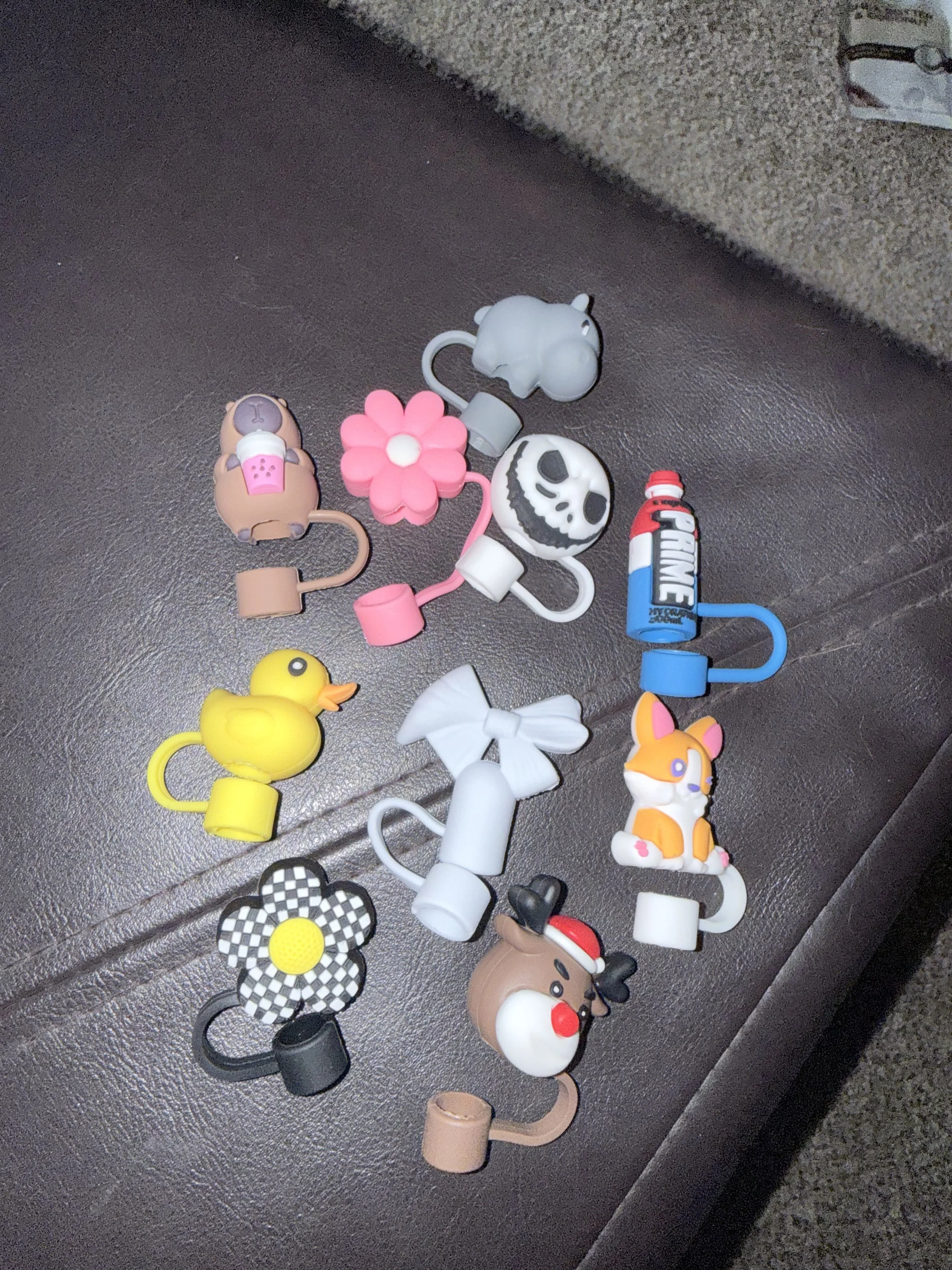 3D straw toppers