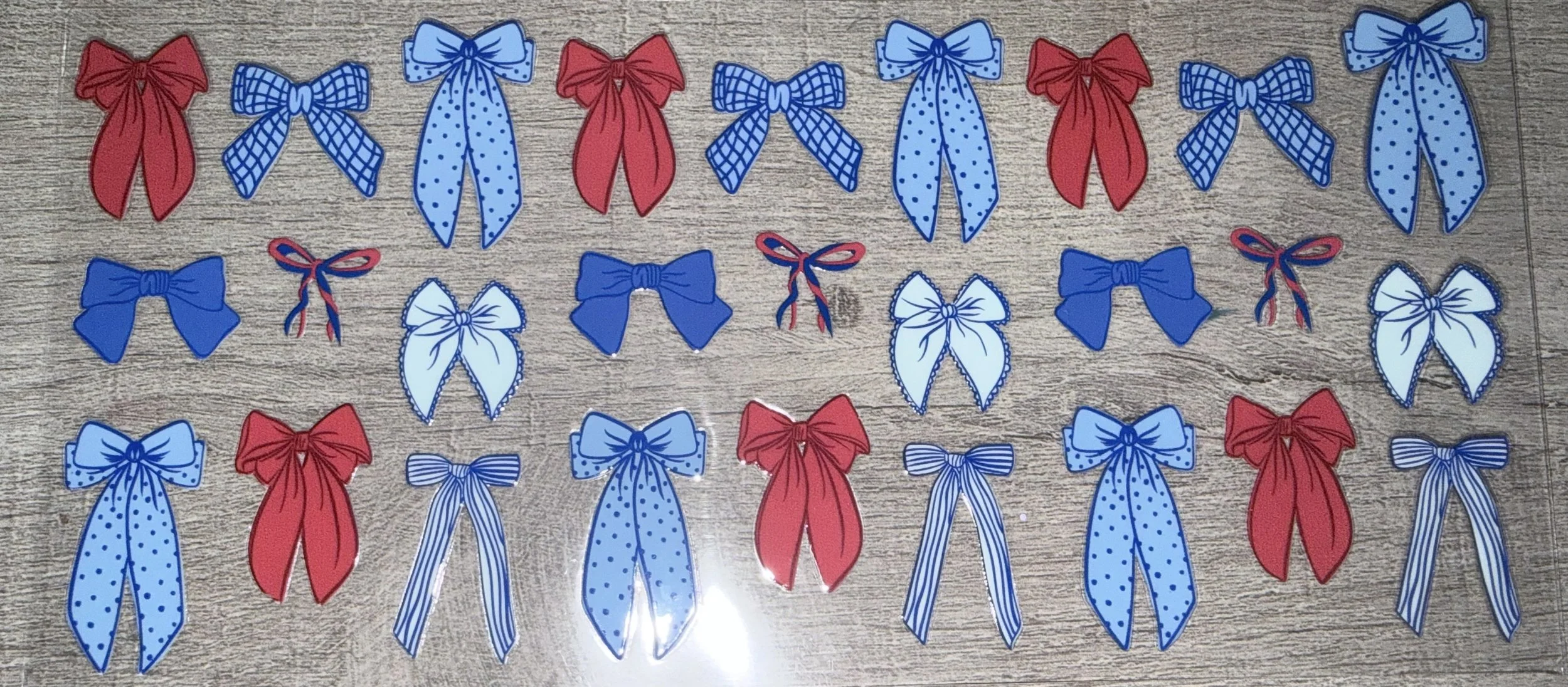 Red White & Blue Bows