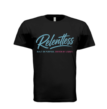 Relentless black tee