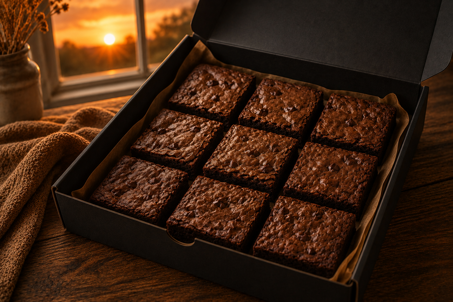 Sunset Signature Brownie Box