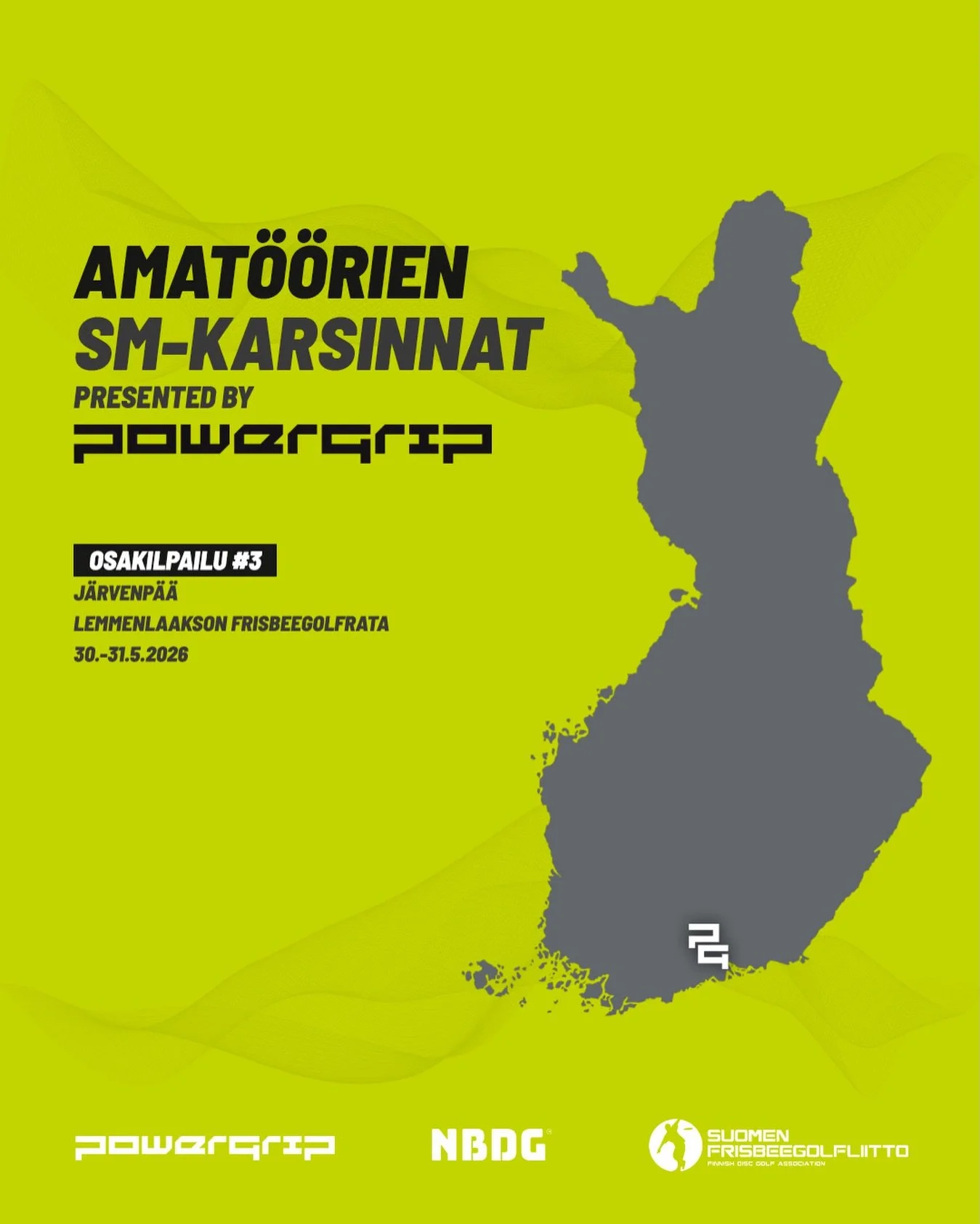T&auml;m&auml; on iso juttu meille! 🥏🔥

JFG on mukana vuoden 2026 Amat&ouml;&ouml;rien SM-karsinnoissa &ndash; toimimme yhteisty&ouml;seurana Lemmenlaakson frisbeegolfradan osakilpailussa (30.-31.5.2026).

On mahtavaa p&auml;&auml;st&auml; mukaan v
