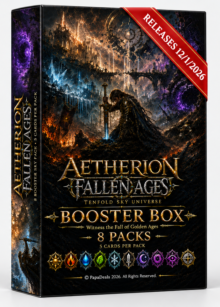 AETHERION AXIS : FALLEN AGES - 8 PACK BOOSTER BOX