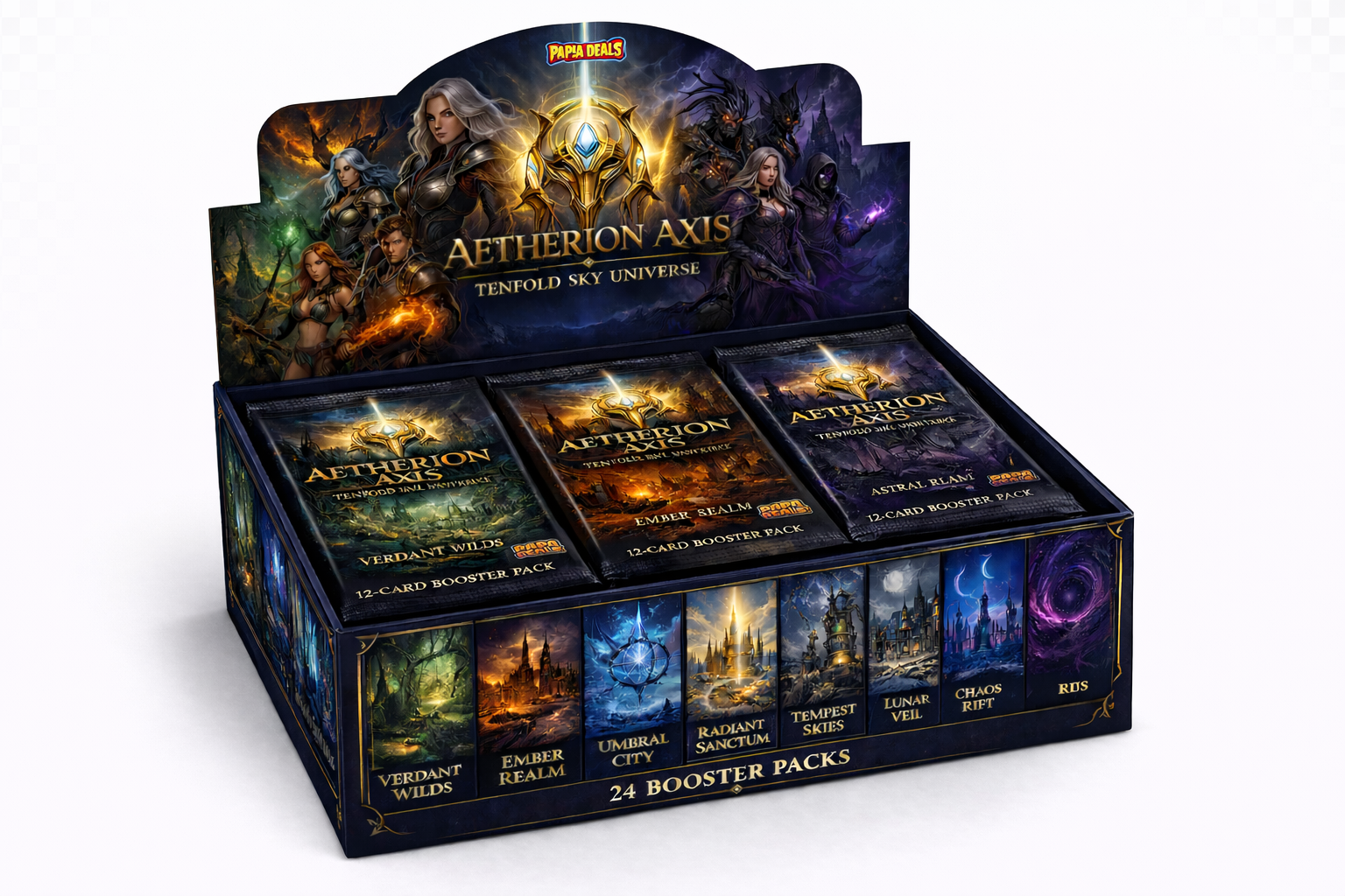 Aetherion Axis: Tenfold Sky Universe — 24-Pack Booster Boxuct Name