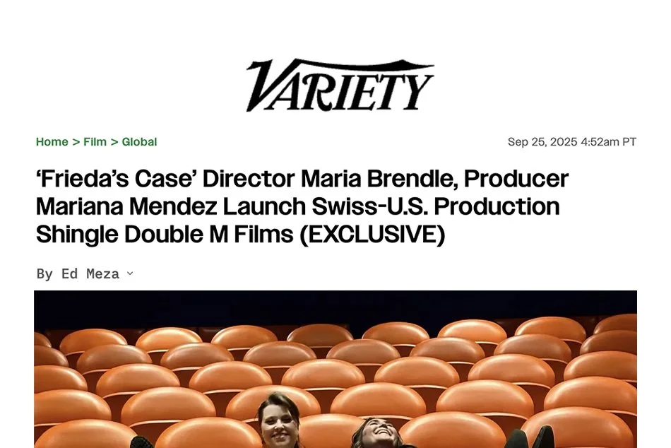 ‘Frieda’s Case’ Director Maria Brendle, Producer Mariana Mendez Launch Swiss-U.S. Production Shingle Double M Films (EXCLUSIVE)